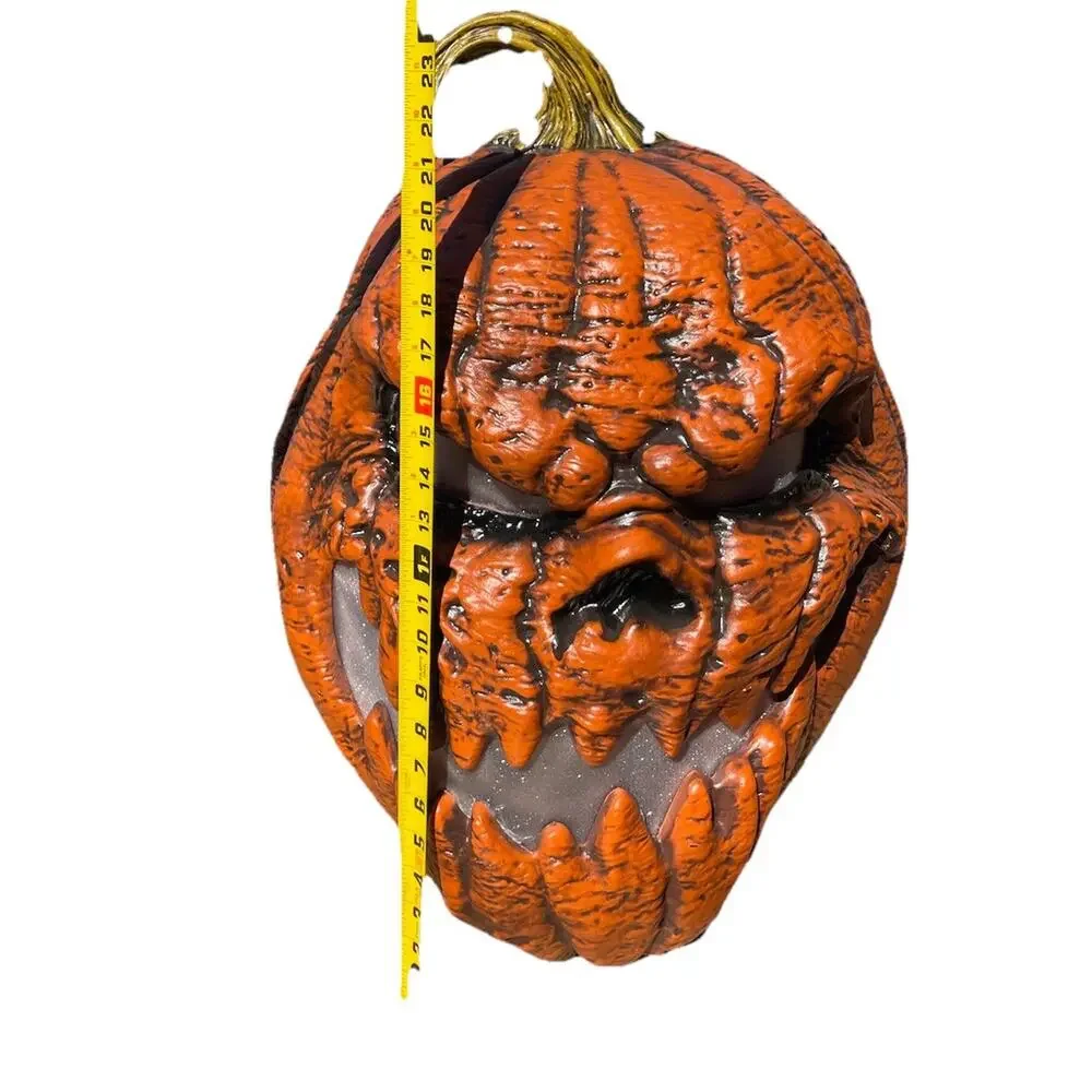 Rotten Patch Halloween Huge 25 In Pumpkin Light Up LED Jack O Lantern New